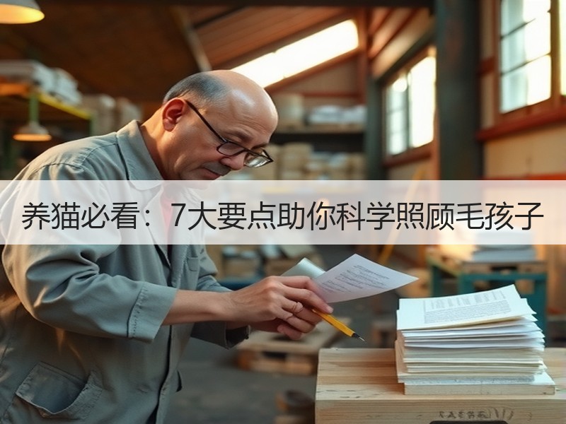 养猫必看：7大要点助你科学照顾毛孩子