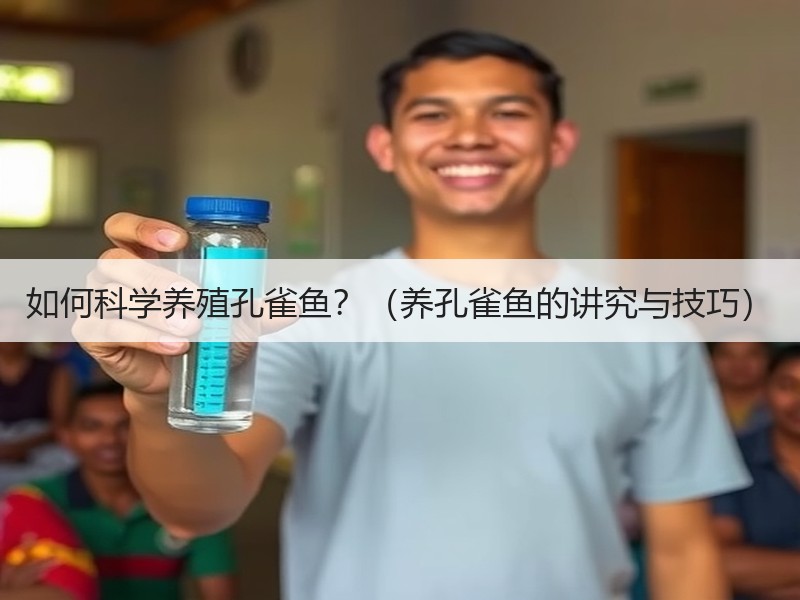 如何科学养殖孔雀鱼？（养孔雀鱼的讲究与技巧）