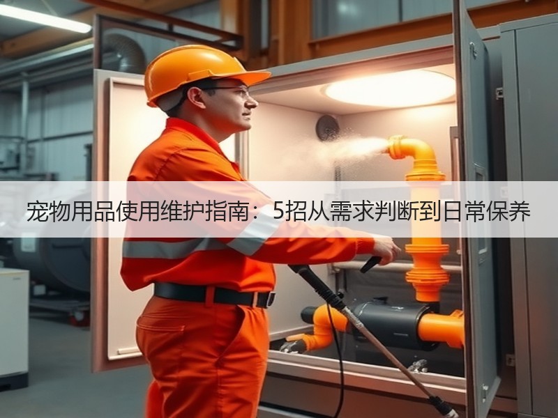 宠物用品使用维护指南：5招从需求判断到日常保养