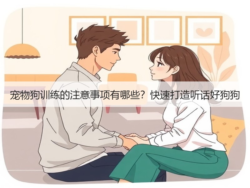 宠物狗训练的注意事项有哪些？快速打造听话好狗狗