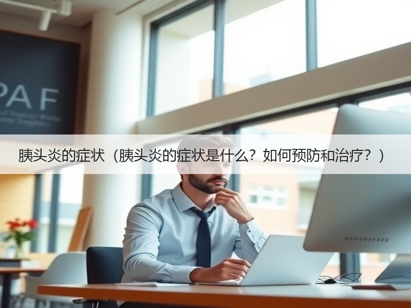 胰头炎的症状（胰头炎的症状是什么？如何预防和治疗？）