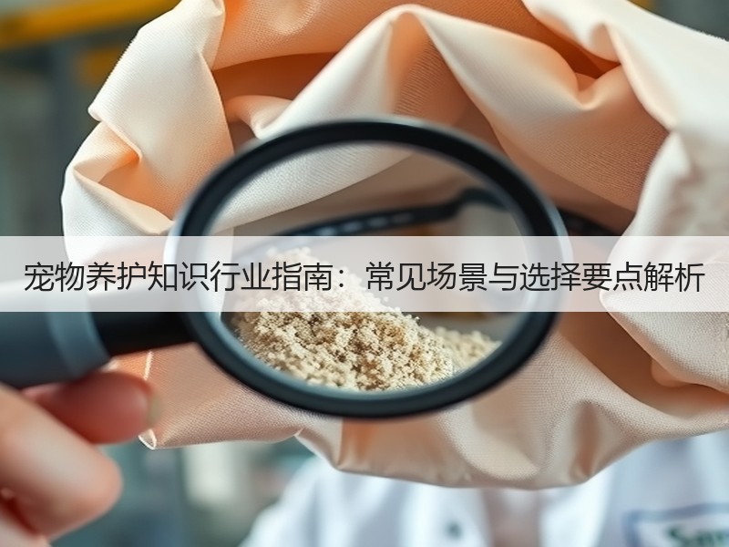 宠物养护知识行业指南：常见场景与选择要点解析