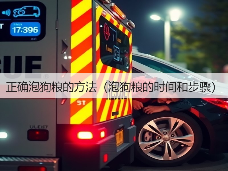正确泡狗粮的方法（泡狗粮的时间和步骤）