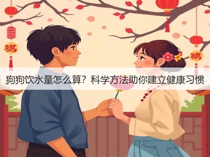 狗狗饮水量怎么算？科学方法助你建立健康习惯