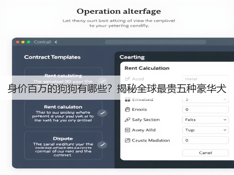 身价百万的狗狗有哪些？揭秘全球最贵五种豪华犬