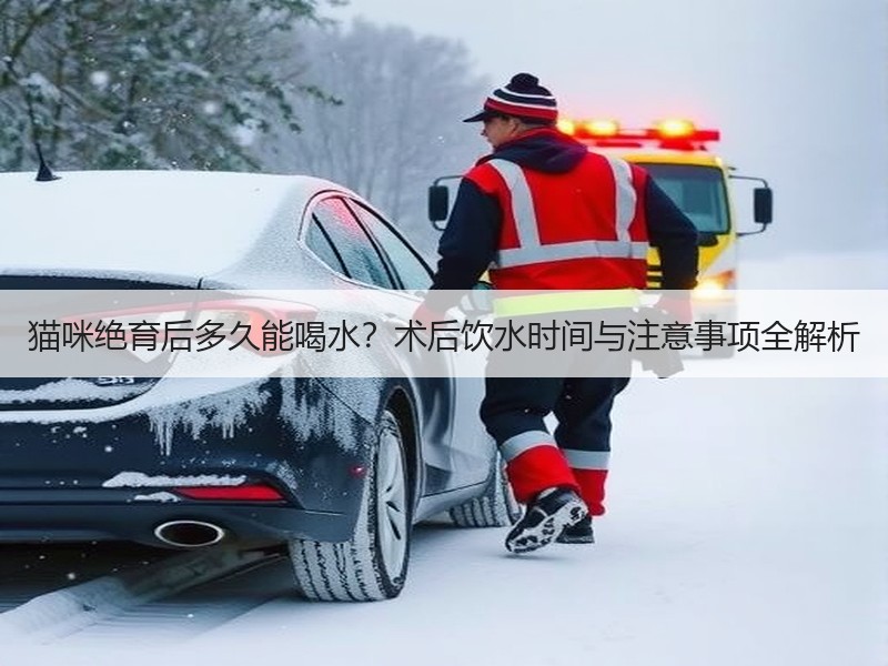 猫咪绝育后多久能喝水？术后饮水时间与注意事项全解析