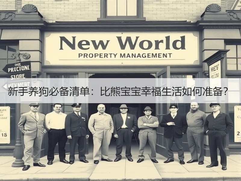 新手养狗必备清单：比熊宝宝幸福生活如何准备？