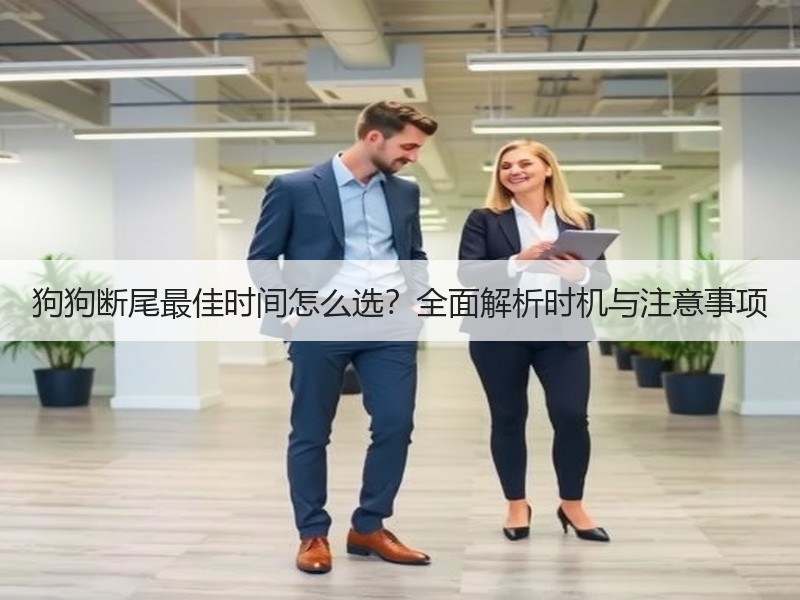 狗狗断尾最佳时间怎么选？全面解析时机与注意事项