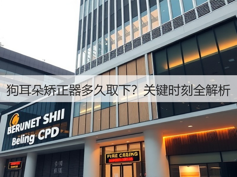 狗耳朵矫正器多久取下？关键时刻全解析