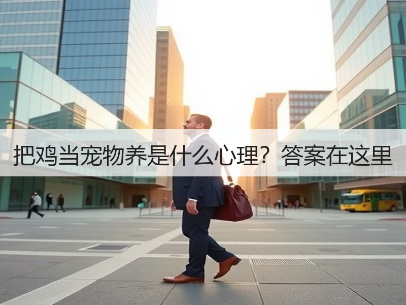 把鸡当宠物养是什么心理？答案在这里