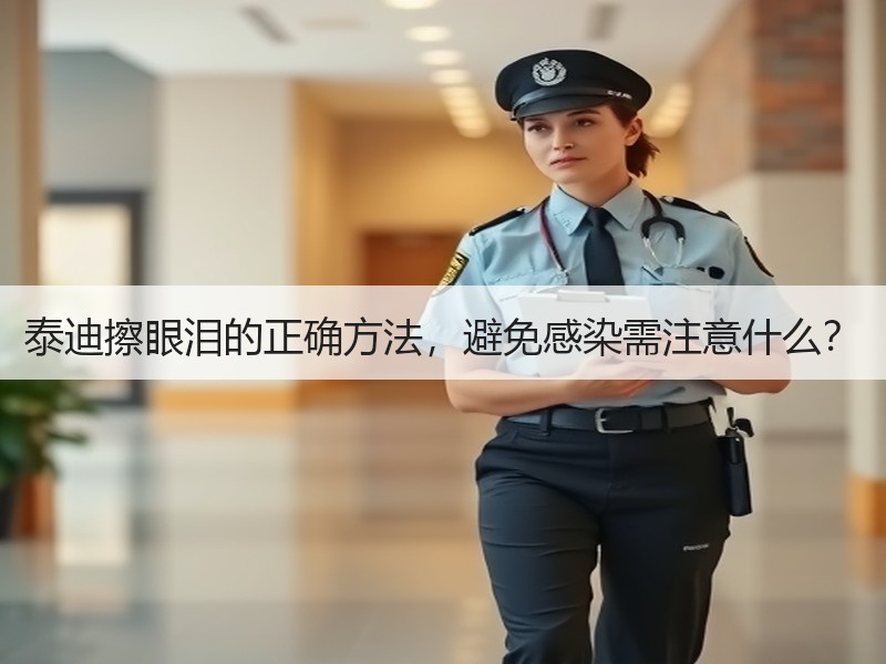 泰迪擦眼泪的正确方法，避免感染需注意什么？