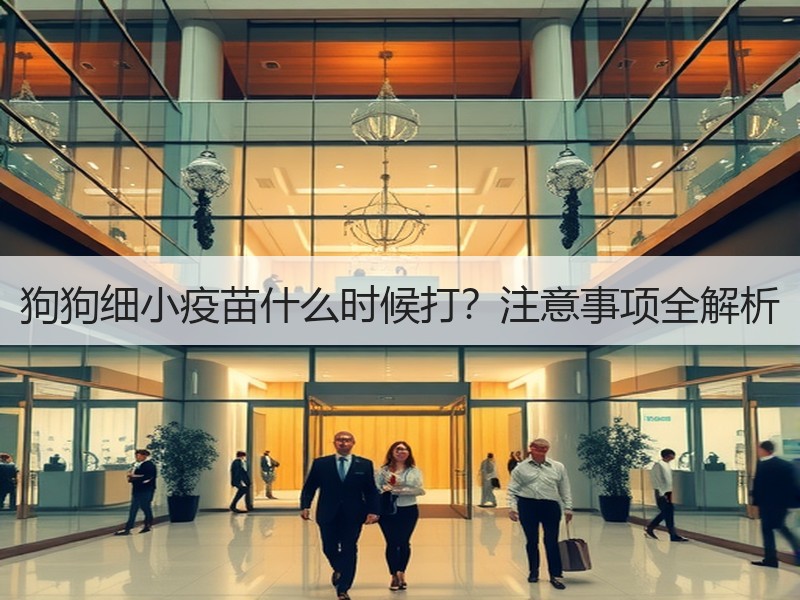 狗狗细小疫苗什么时候打？注意事项全解析