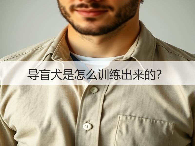 导盲犬是怎么训练出来的？