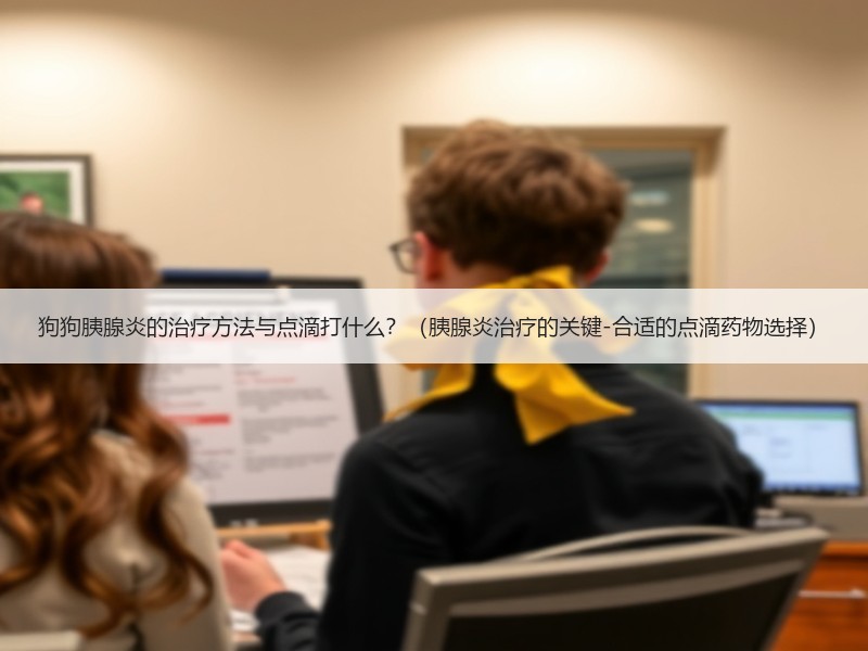 狗狗胰腺炎的治疗方法与点滴打什么？（胰腺炎治疗的关键-合适的点滴药物选择）