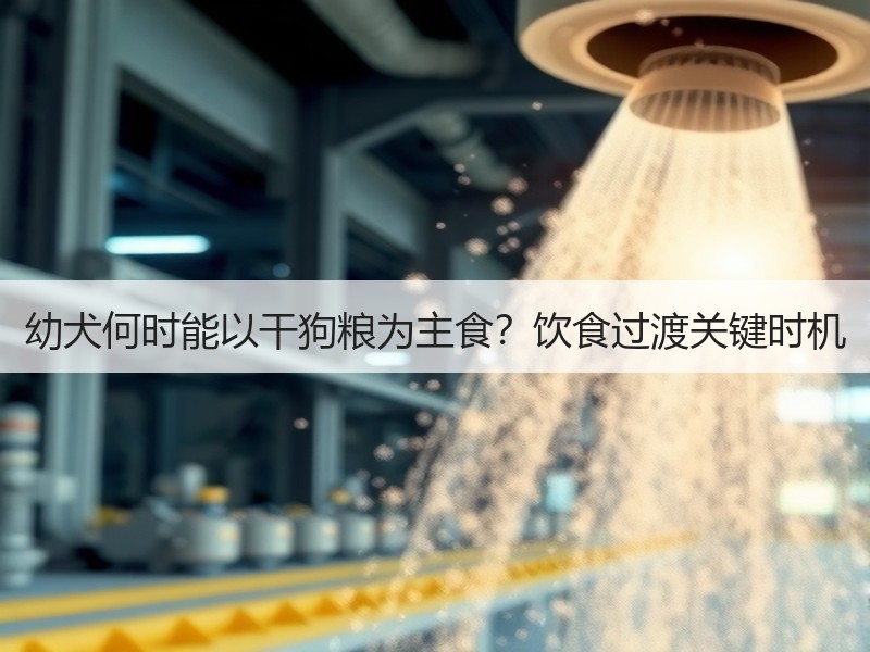幼犬何时能以干狗粮为主食？饮食过渡关键时机
