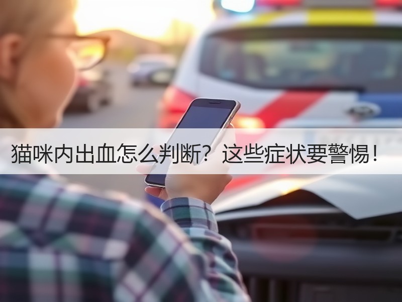 猫咪内出血怎么判断？这些症状要警惕！