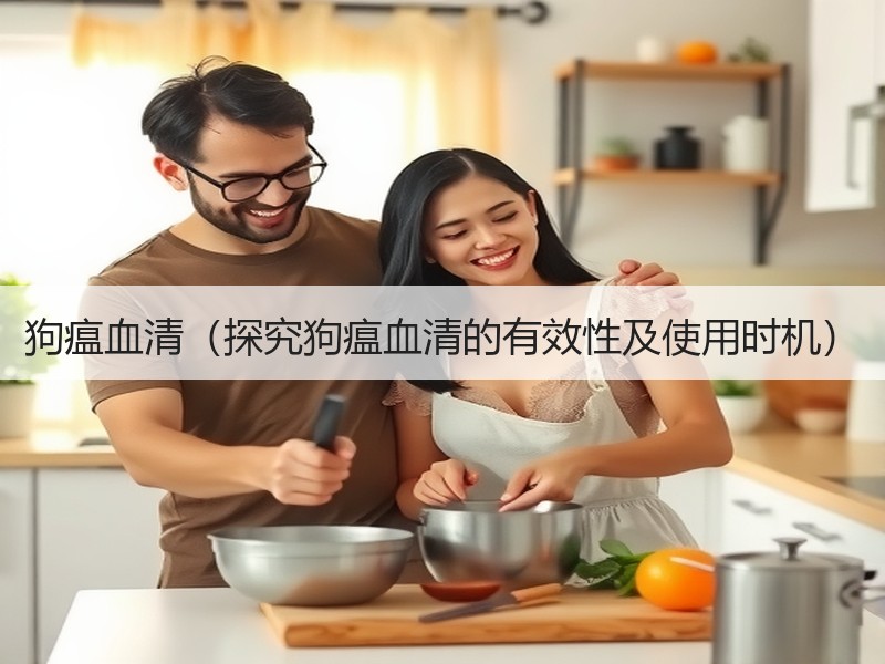 狗瘟血清（探究狗瘟血清的有效性及使用时机）