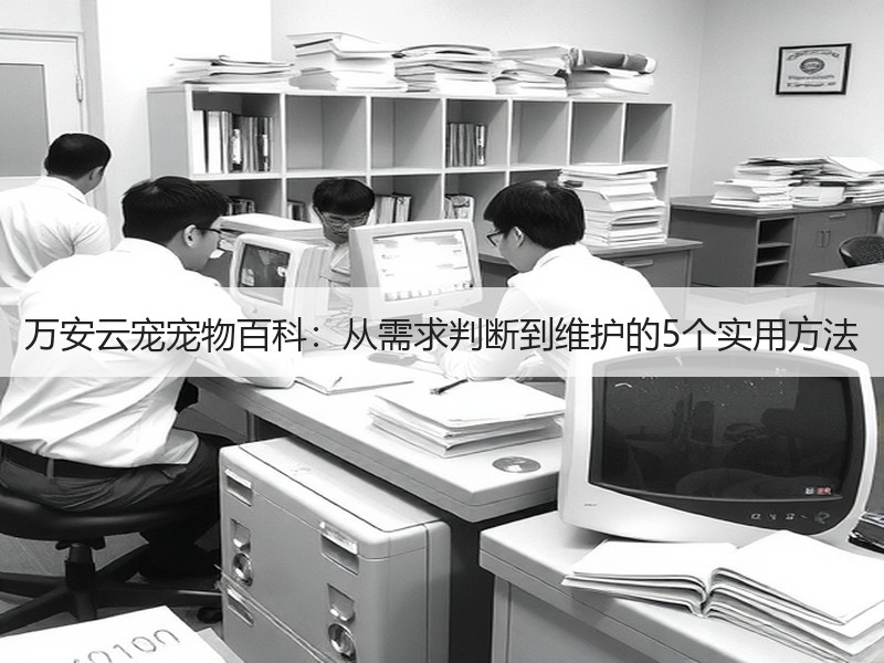 万安云宠宠物百科：从需求判断到维护的5个实用方法