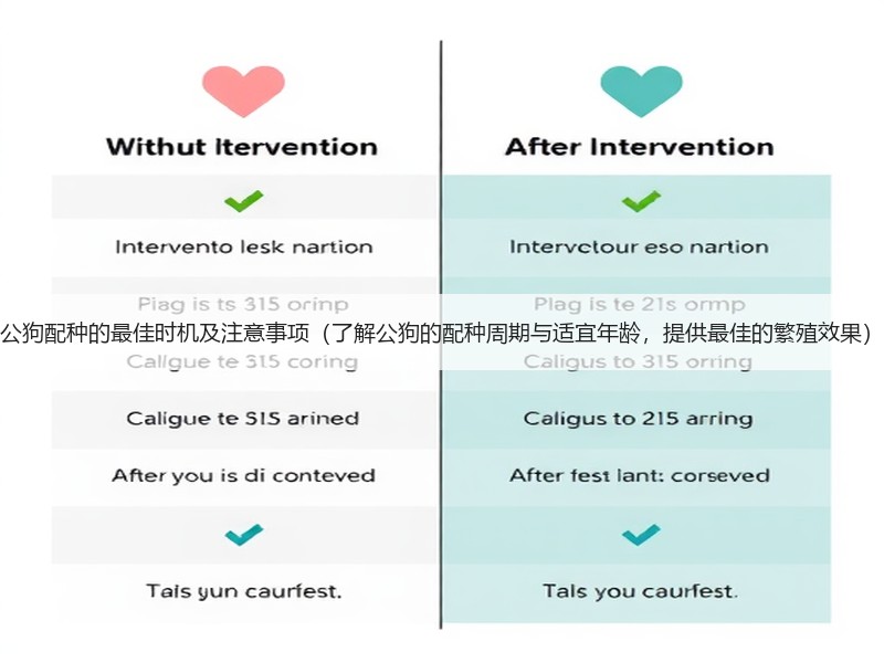 公狗配种的最佳时机及注意事项（了解公狗的配种周期与适宜年龄，提供最佳的繁殖效果）