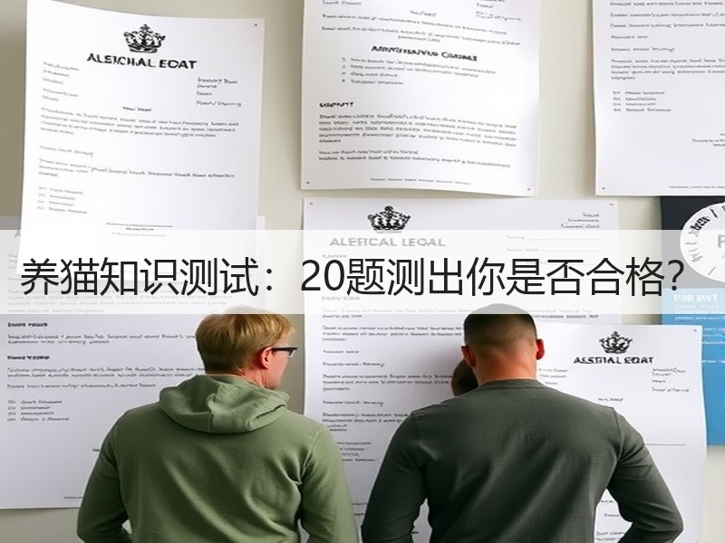 养猫知识测试：20题测出你是否合格？