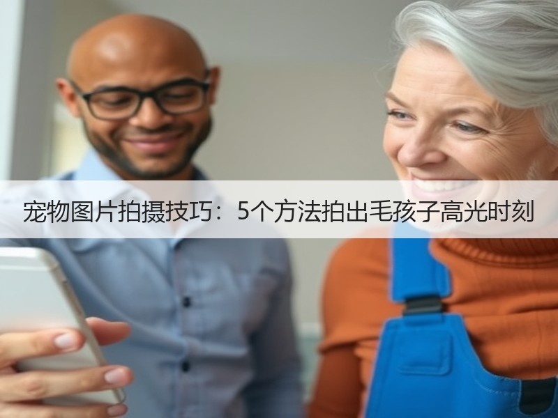 宠物图片拍摄技巧：5个方法拍出毛孩子高光时刻