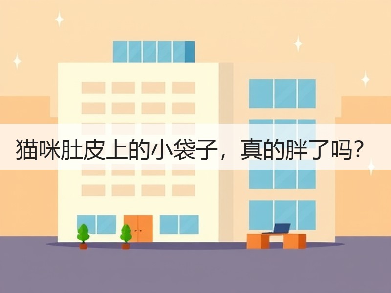 猫咪肚皮上的小袋子，真的胖了吗？