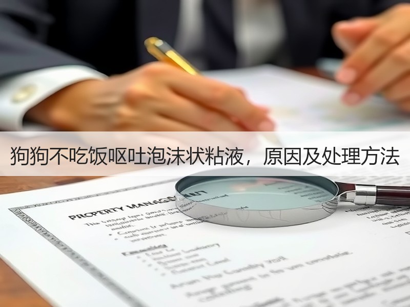 狗狗不吃饭呕吐泡沫状粘液，原因及处理方法