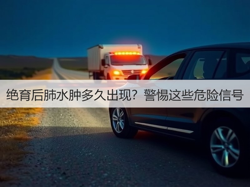 绝育后肺水肿多久出现？警惕这些危险信号