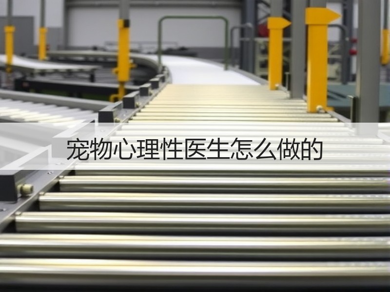 宠物心理性医生怎么做的