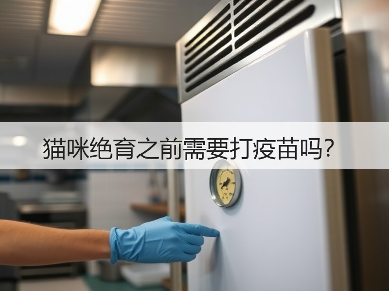 猫咪绝育之前需要打疫苗吗？