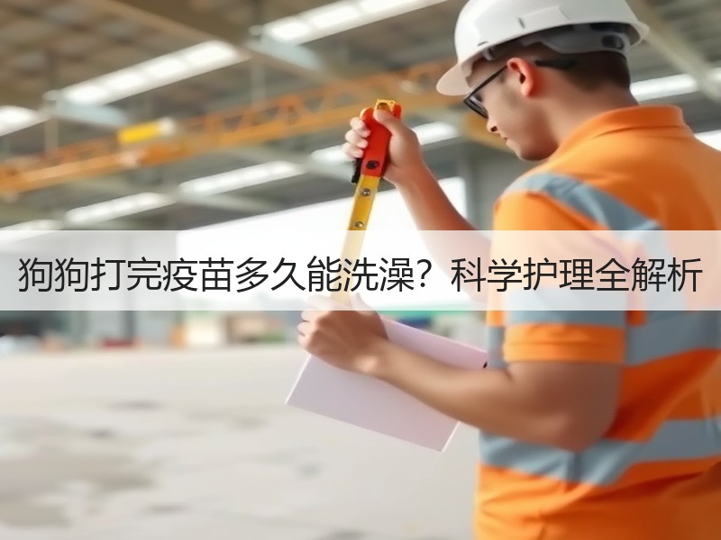 狗狗打完疫苗多久能洗澡？科学护理全解析