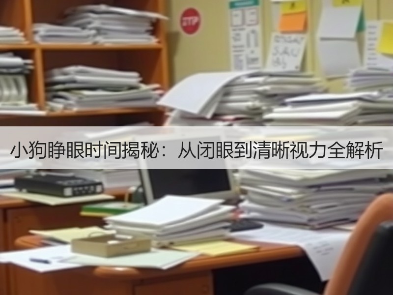 小狗睁眼时间揭秘：从闭眼到清晰视力全解析