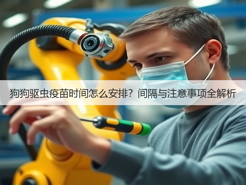 狗狗驱虫疫苗时间怎么安排？间隔与注意事项全解析