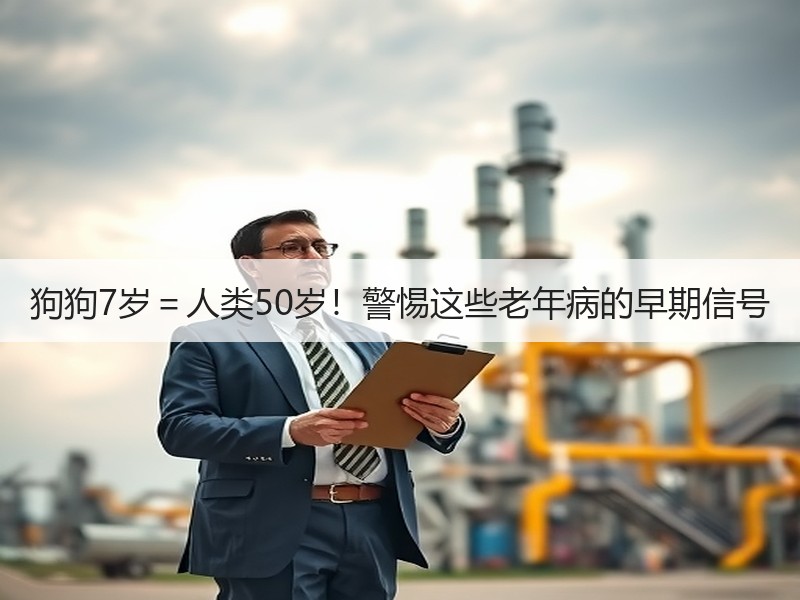 狗狗7岁＝人类50岁！警惕这些老年病的早期信号