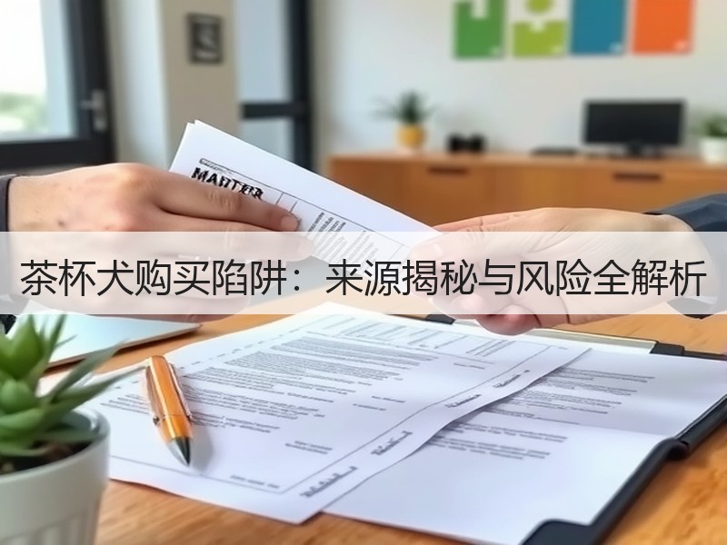 茶杯犬购买陷阱：来源揭秘与风险全解析