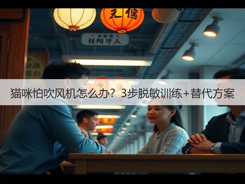猫咪怕吹风机怎么办？3步脱敏训练+替代方案