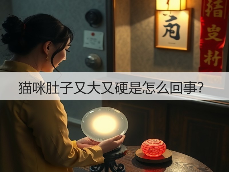 猫咪肚子又大又硬是怎么回事？