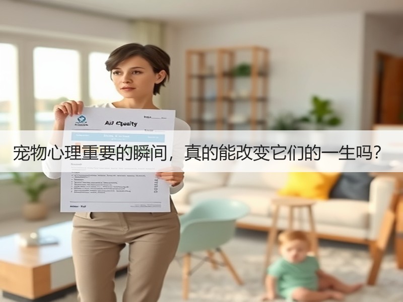 宠物心理重要的瞬间，真的能改变它们的一生吗？