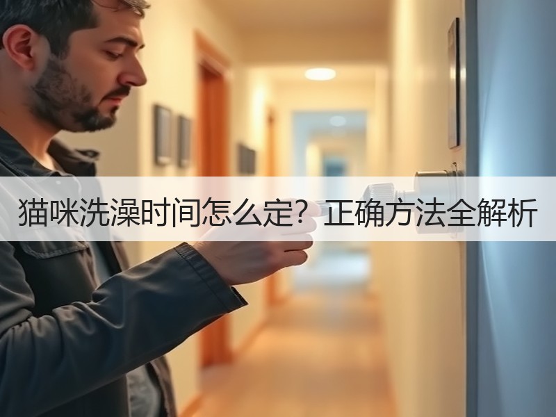 猫咪洗澡时间怎么定？正确方法全解析
