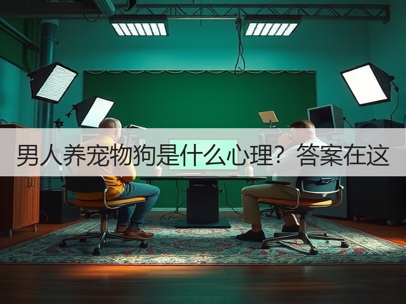 男人养宠物狗是什么心理？答案在这