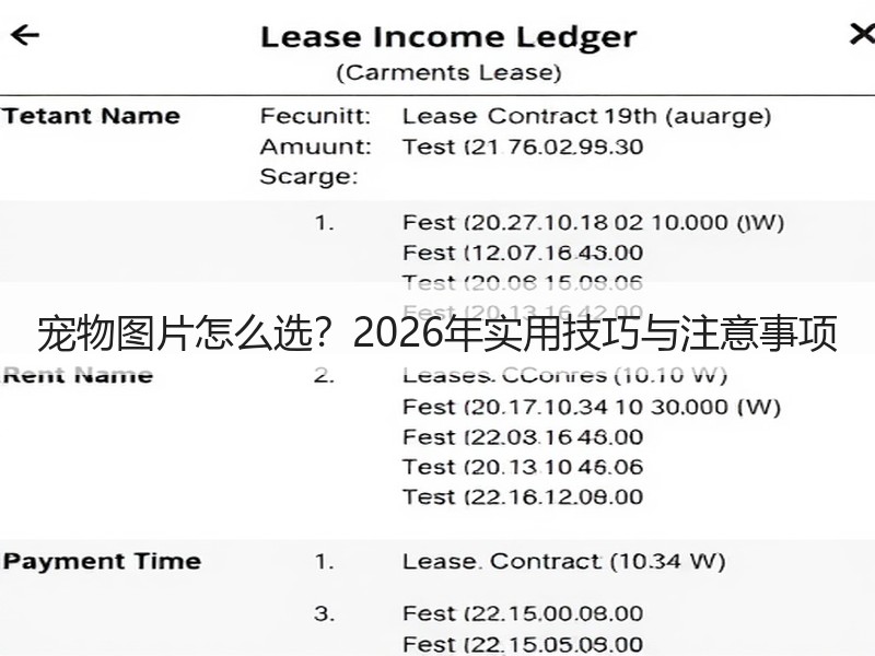 宠物图片怎么选？2026年实用技巧与注意事项