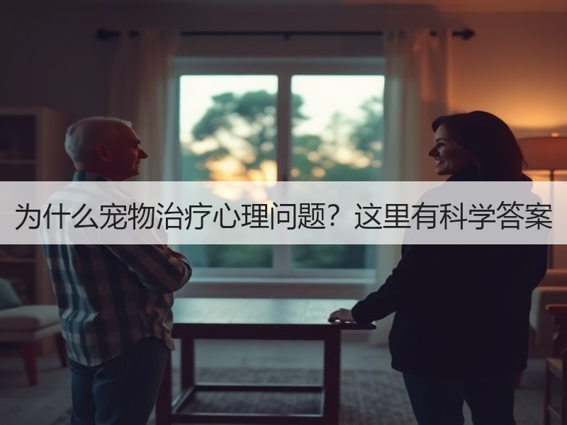 为什么宠物治疗心理问题？这里有科学答案