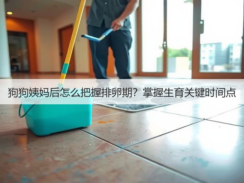 狗狗姨妈后怎么把握排卵期？掌握生育关键时间点