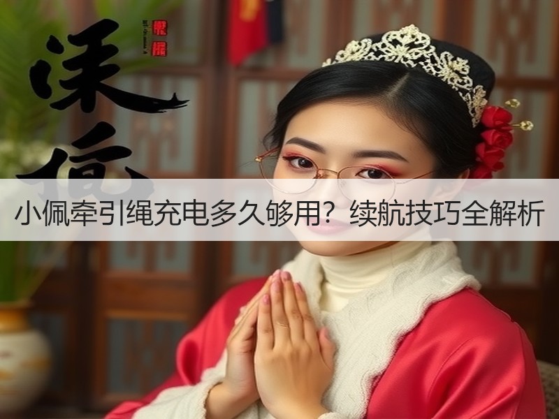 小佩牵引绳充电多久够用？续航技巧全解析