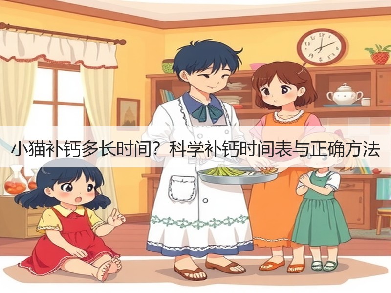小猫补钙多长时间？科学补钙时间表与正确方法