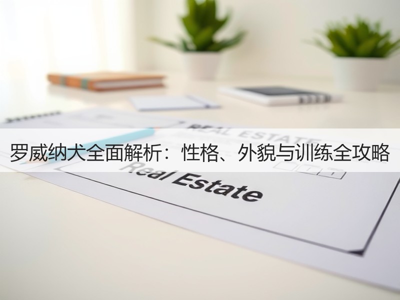 罗威纳犬全面解析：性格、外貌与训练全攻略