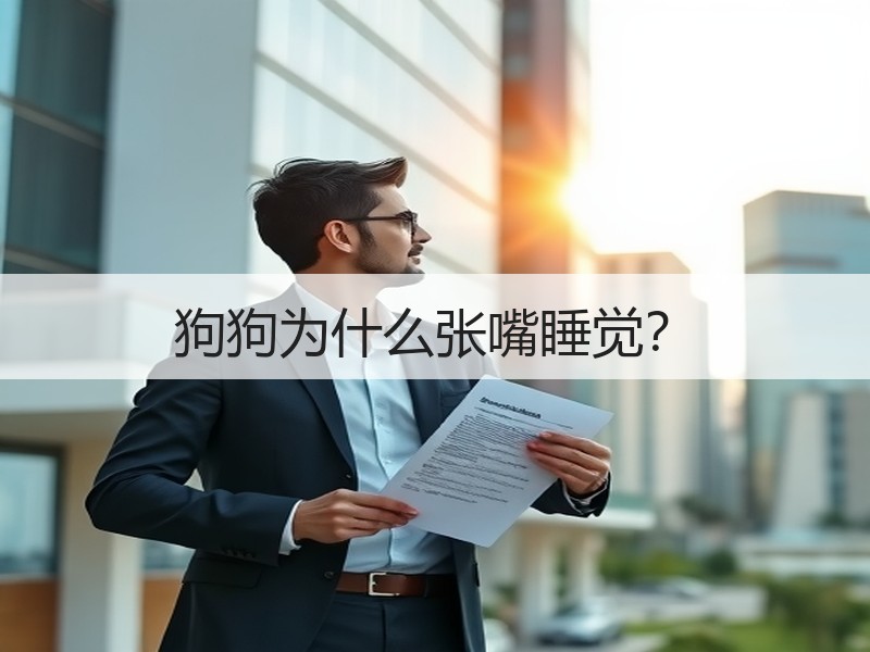 狗狗为什么张嘴睡觉？