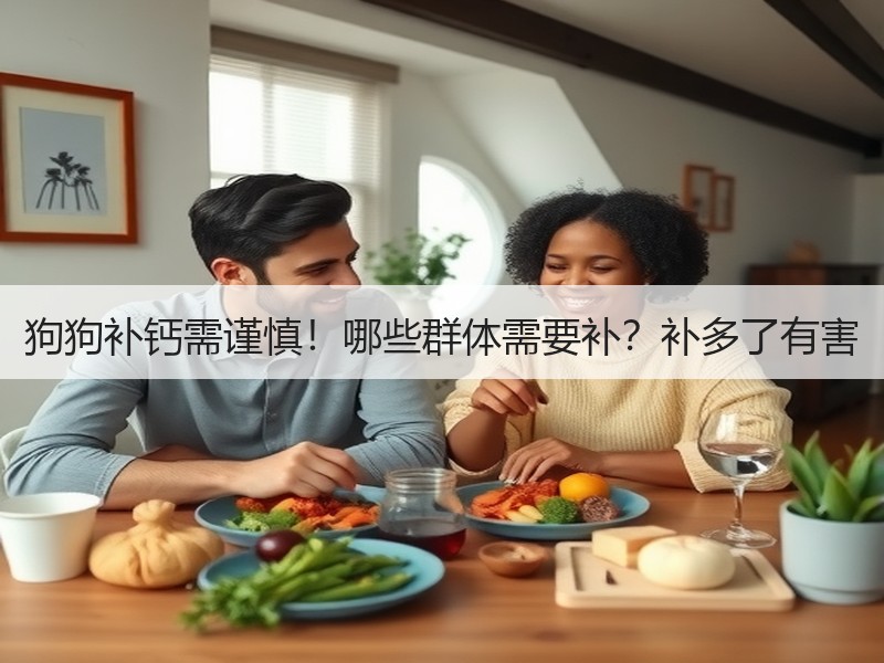 狗狗补钙需谨慎！哪些群体需要补？补多了有害