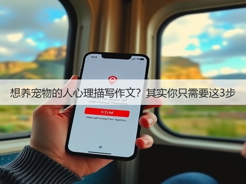 想养宠物的人心理描写作文？其实你只需要这3步