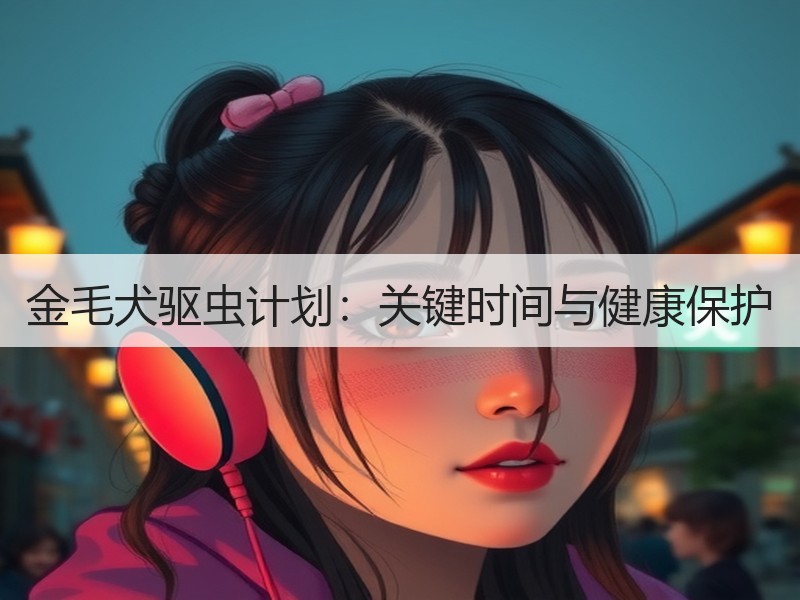 金毛犬驱虫计划：关键时间与健康保护